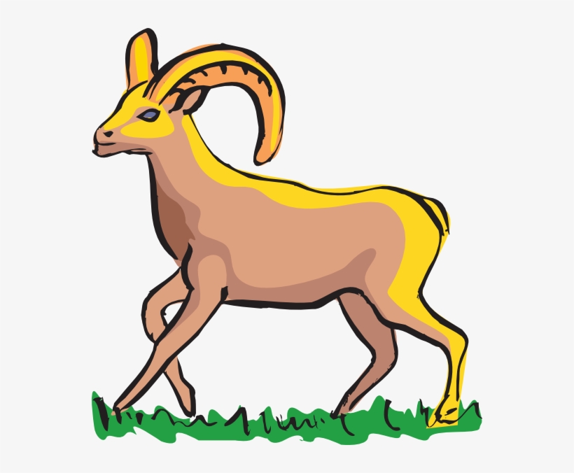 Original Png Clip Art File Walking Bighorn Sheep Art, transparent png