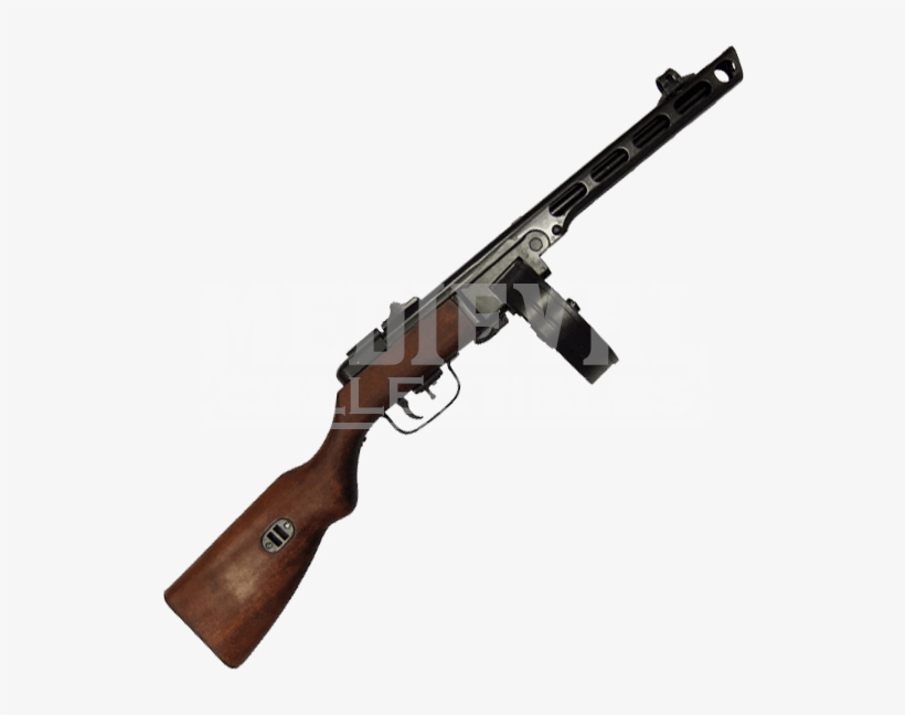 Ww2 Soviet Ppsh-41 Submachine Gun Replica - Denix Ppsh, transparent png