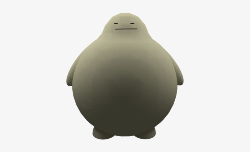 Blob Guy W Face - Penguin, transparent png