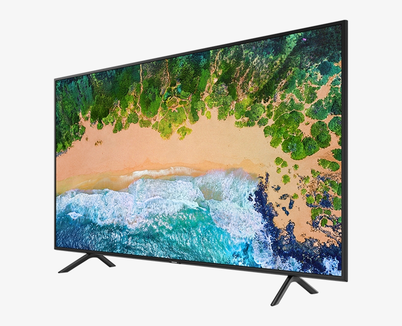 Samsung 49" Led Ultra Hd 4k Smart Wireless Built-in - Samsung Ue55nu7172, transparent png