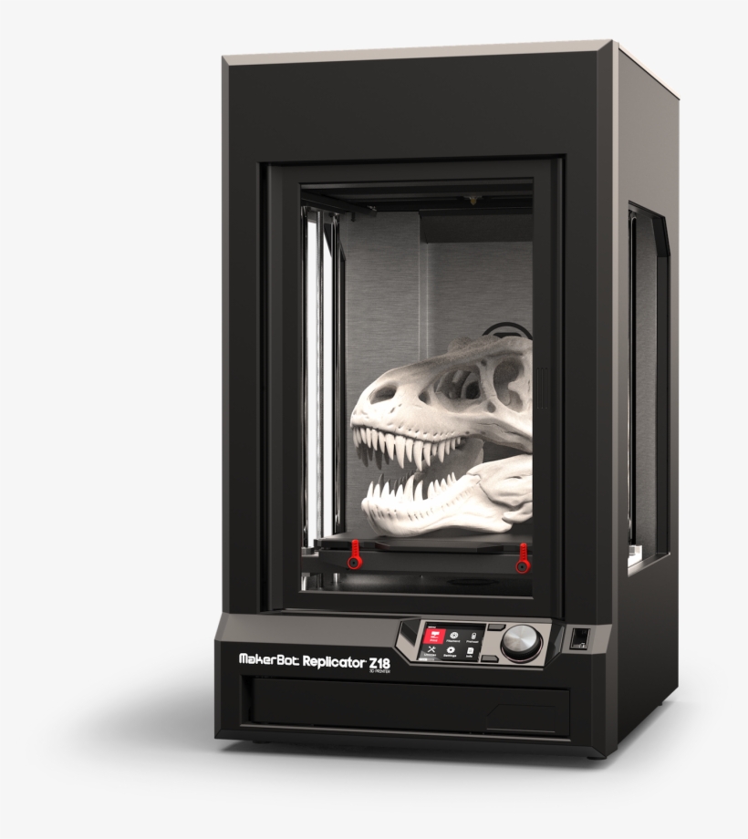 Alkek Library's 3d Printer - Makerbot Replicator Z18 3d Printer - Wireless, transparent png