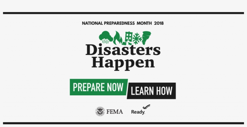 Fema Nat'l Preparedness Month 2018 Logo - 2018 National Preparedness Month, transparent png