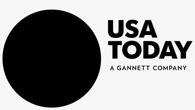 Usa Today Logo Black - Usa Today Logo White, transparent png