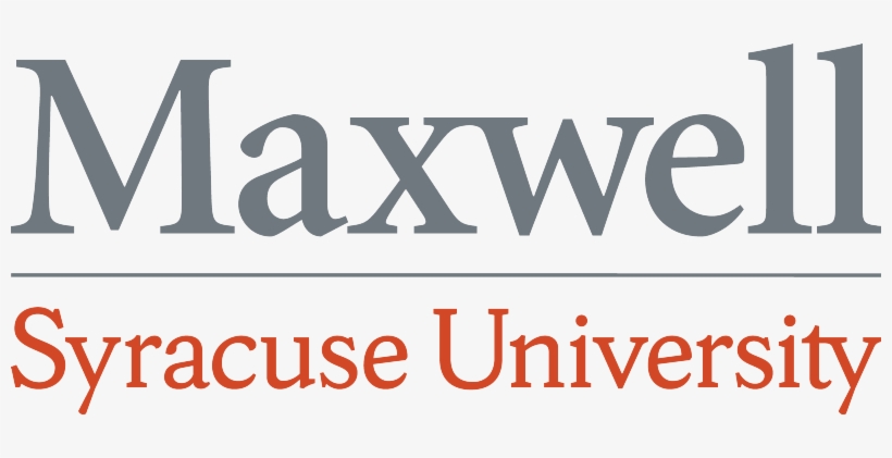 Maxwell Vertical Configuration Featuring School Wordmark - Maxwell Syracuse University Logo, transparent png