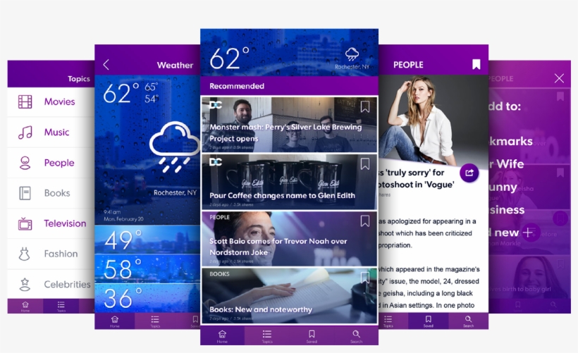 Lifeapp Redesign / Prototype - Usa Today, transparent png