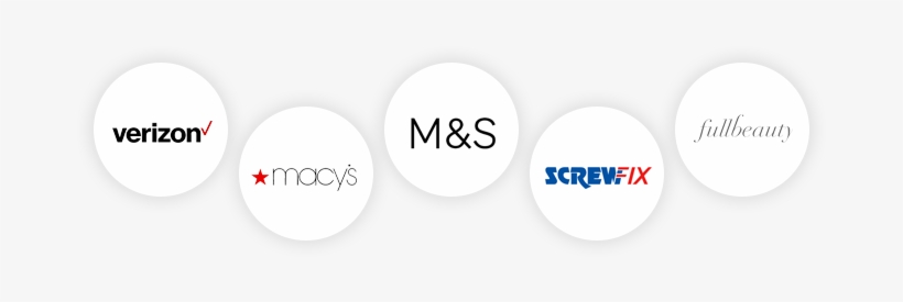 Including Verizon Wireless, Marks & Spencer's, Macy's, - Circle, transparent png