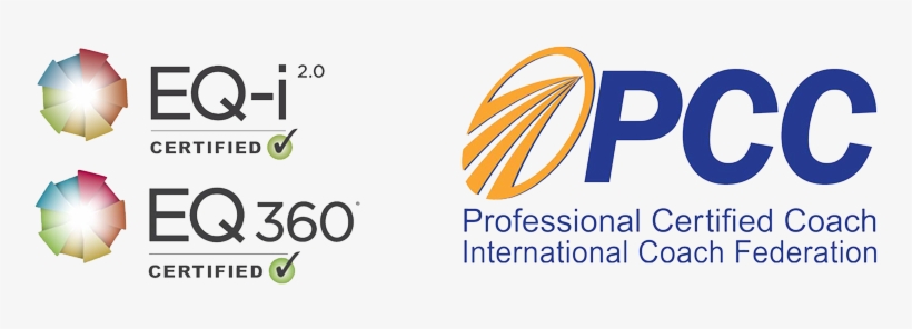 Eq-i Certification Logos And Pcc Logo - Professional Certificate Coach Logo, transparent png