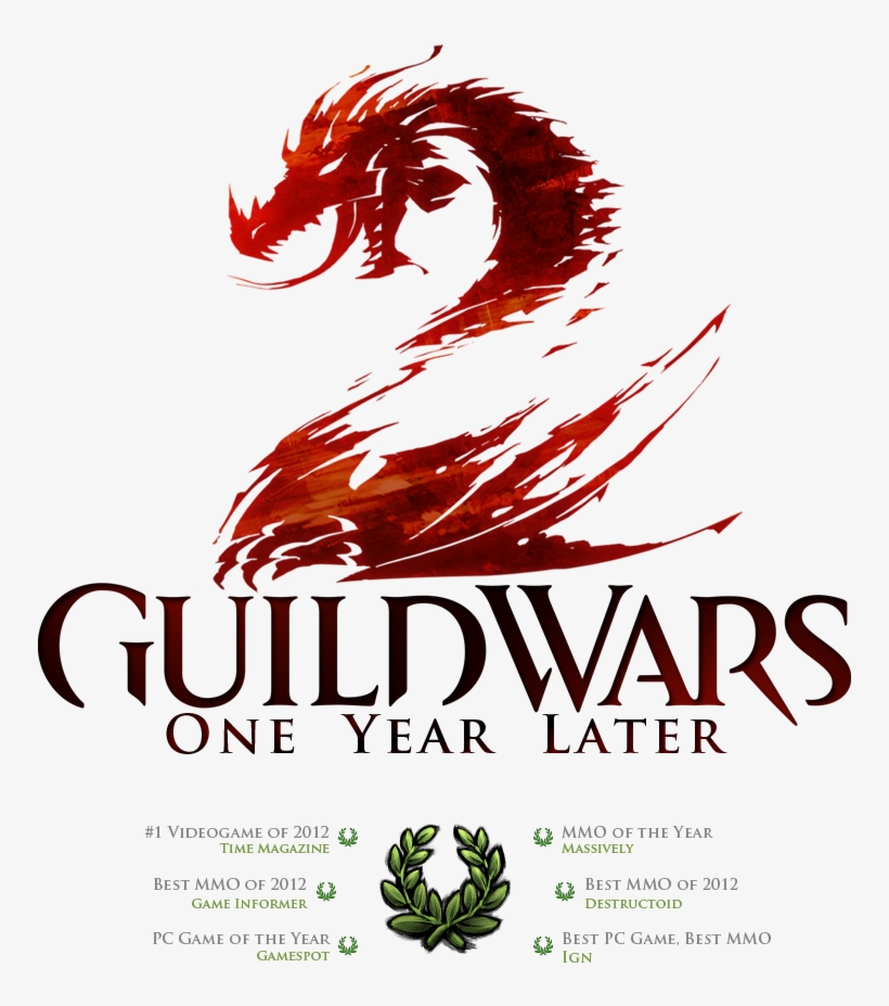 In The Space Of A Single Year, Guild Wars 2 Has Sold - Guild Wars 2 Symbol, transparent png
