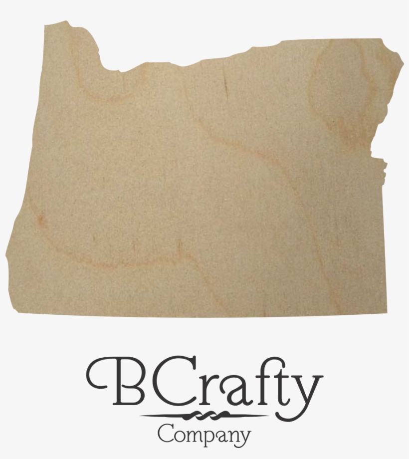 Wooden Oregon State Shape Cutout - Oregon Shape, transparent png