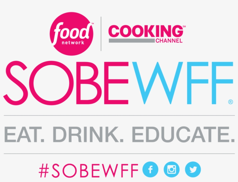 Sobewff Eat Drink Educate - South Beach Wine And Food Festival Logo, transparent png