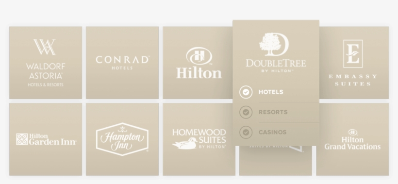 Logos For All Of The Different Hotel Brands - Printed Bag Tag - Business Card Insert - Spot Color, transparent png
