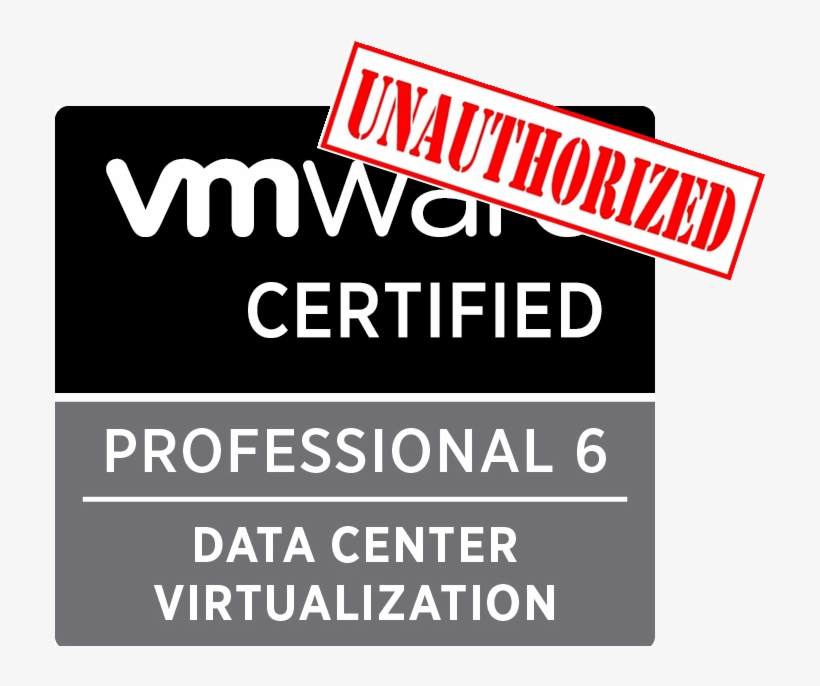 Vmware Unauthorized Vcp - Vcp Dcv, transparent png