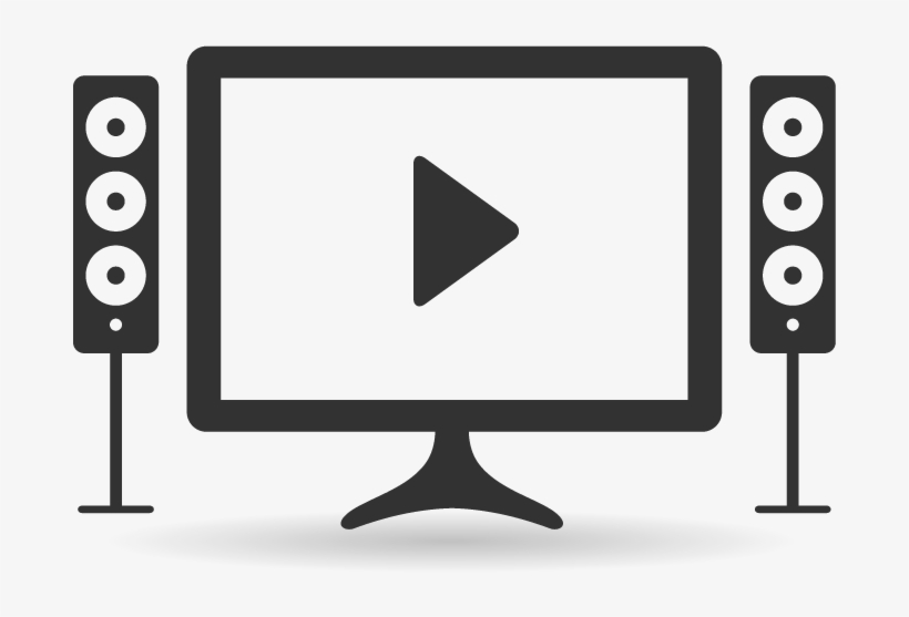 Movie Theatre Icon - Home Entertainment Icon, transparent png