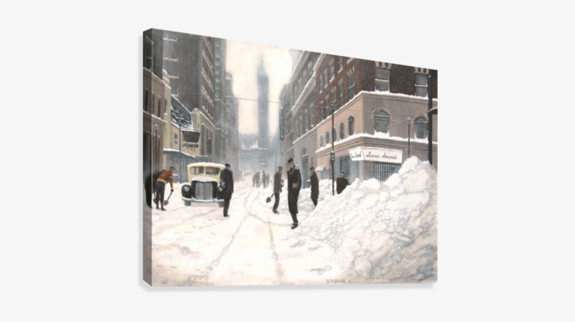Blizzard On Bay 1944 Canvas Print - Blizzard On Bay Mug, transparent png