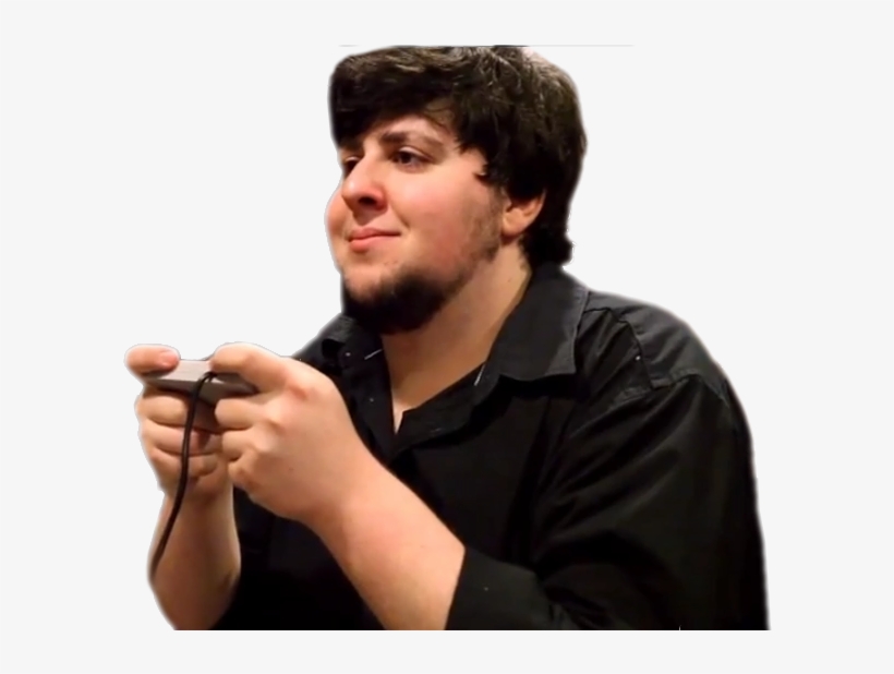 A Picture Of Jontron Holding An Nes Controller With - Your Genetics Are Weak, transparent png