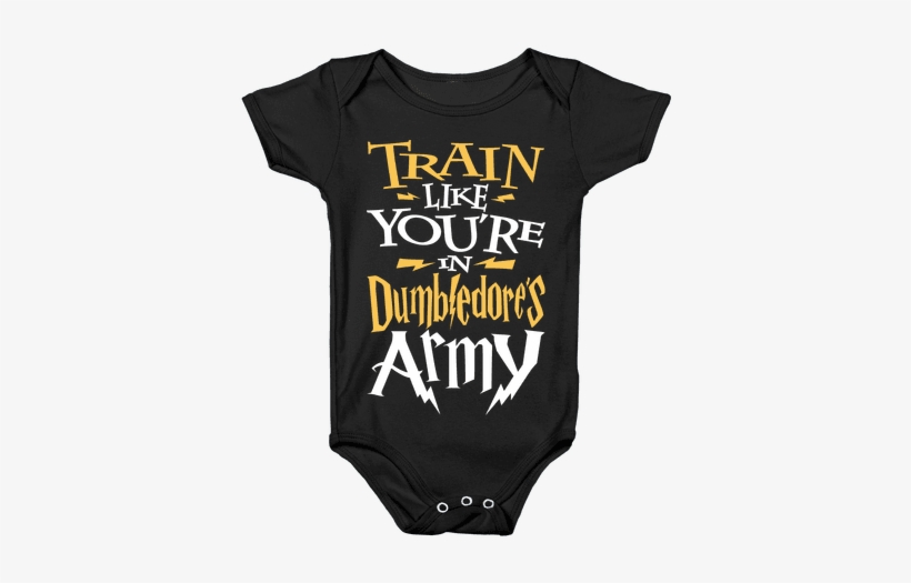 Train Like You're In Dumbledore's Army - Disney Onesies Baby, transparent png