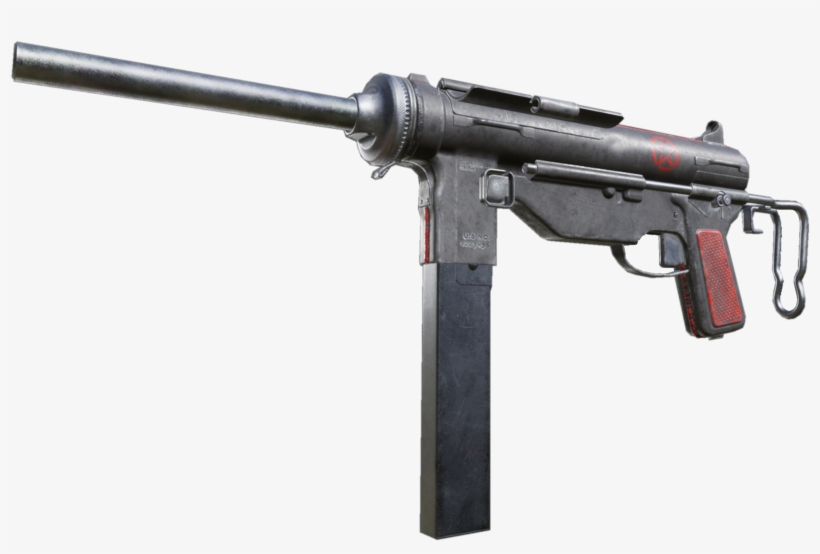 The 'grease Gun / Redline' Weapon Skin, Awarded For - Firearm, transparent png
