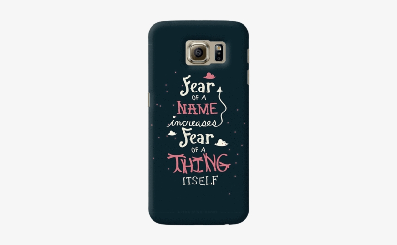 Dumbledore On Fear Samsung Galaxy S6 Case - Harry Potter Quote, transparent png