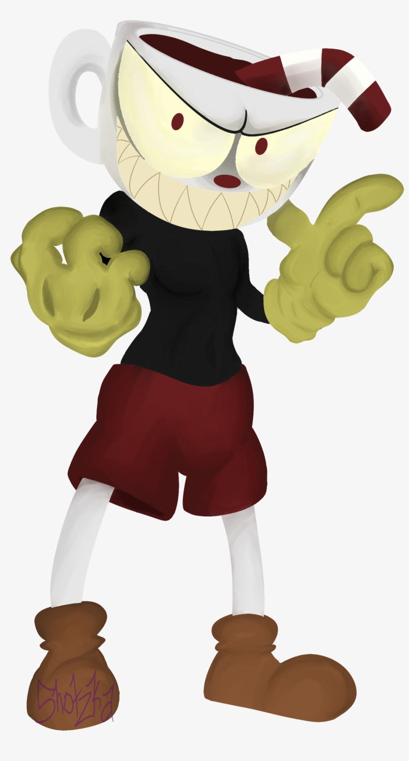V] Possessed Cuphead - Possessed Cuphead, transparent png