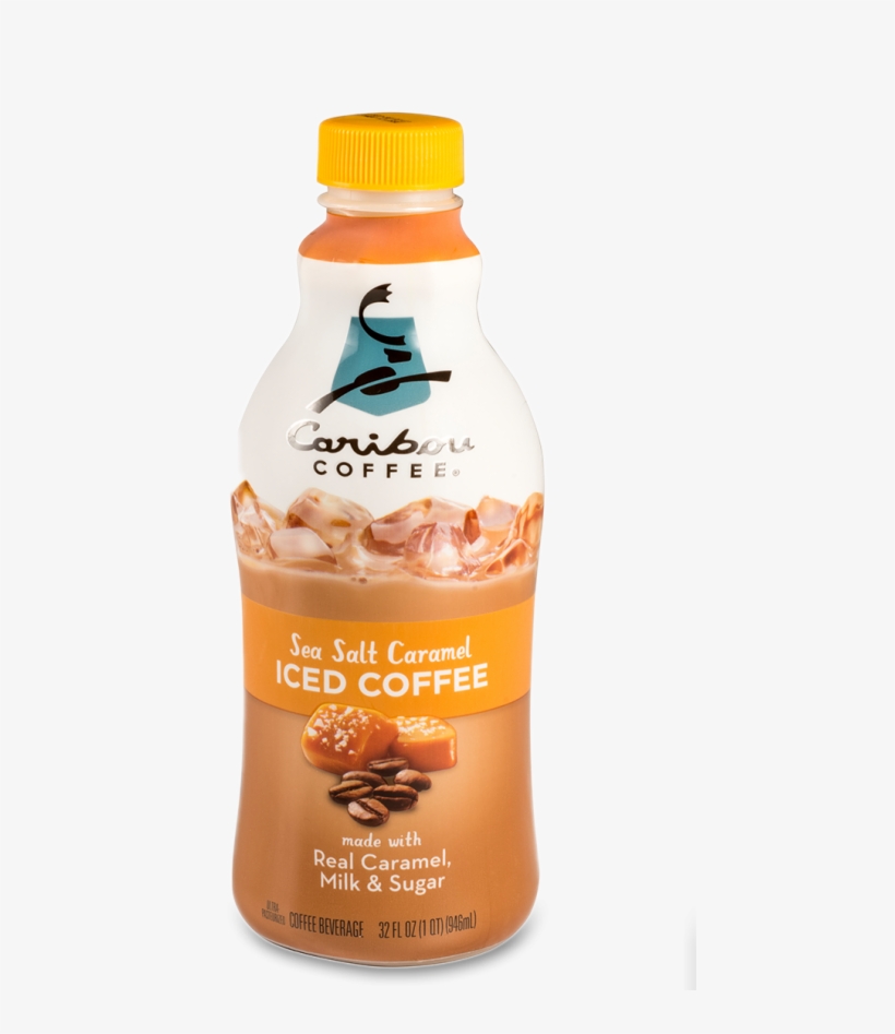 Caribou Sea Salt Caramel Iced Coffee - Caribou Coffee Iced Coffee, Sea Salt Caramel - 32 Fl, transparent png
