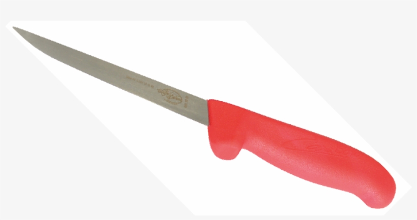 Caribou Red Boning Knife With Narrow Rigid Blade - Boning Knife, transparent png