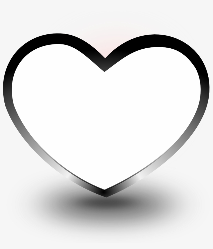 White Valentine Heart Png, transparent png