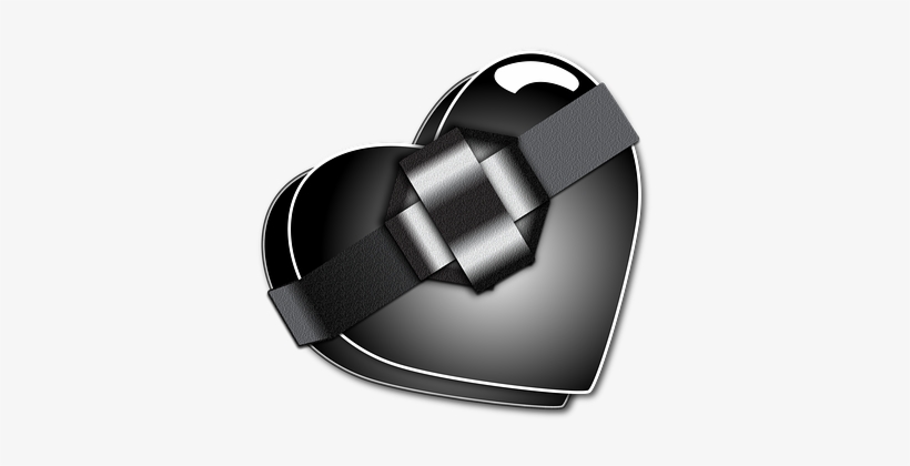 Black Heart Valentine Love Hate Passion Bl - No, transparent png
