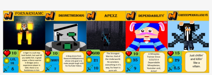 Mineplex Cards Ftw - Pvp, transparent png