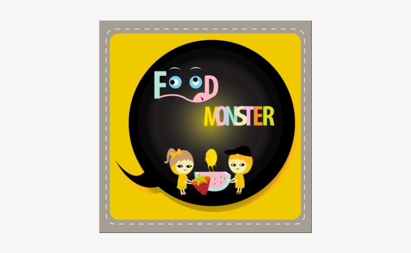 Food Monster Is A Fun Game For Helping Kids Figure - Cartoon, transparent png