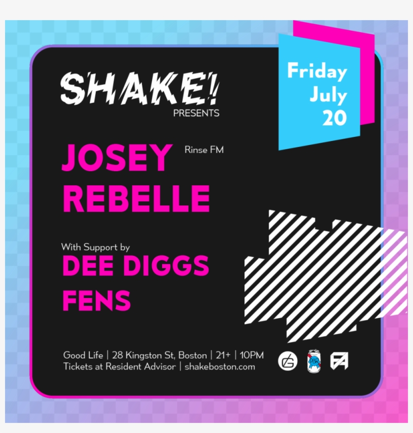 Shake Boston - July 20 - Instagram - Graphic Design, transparent png