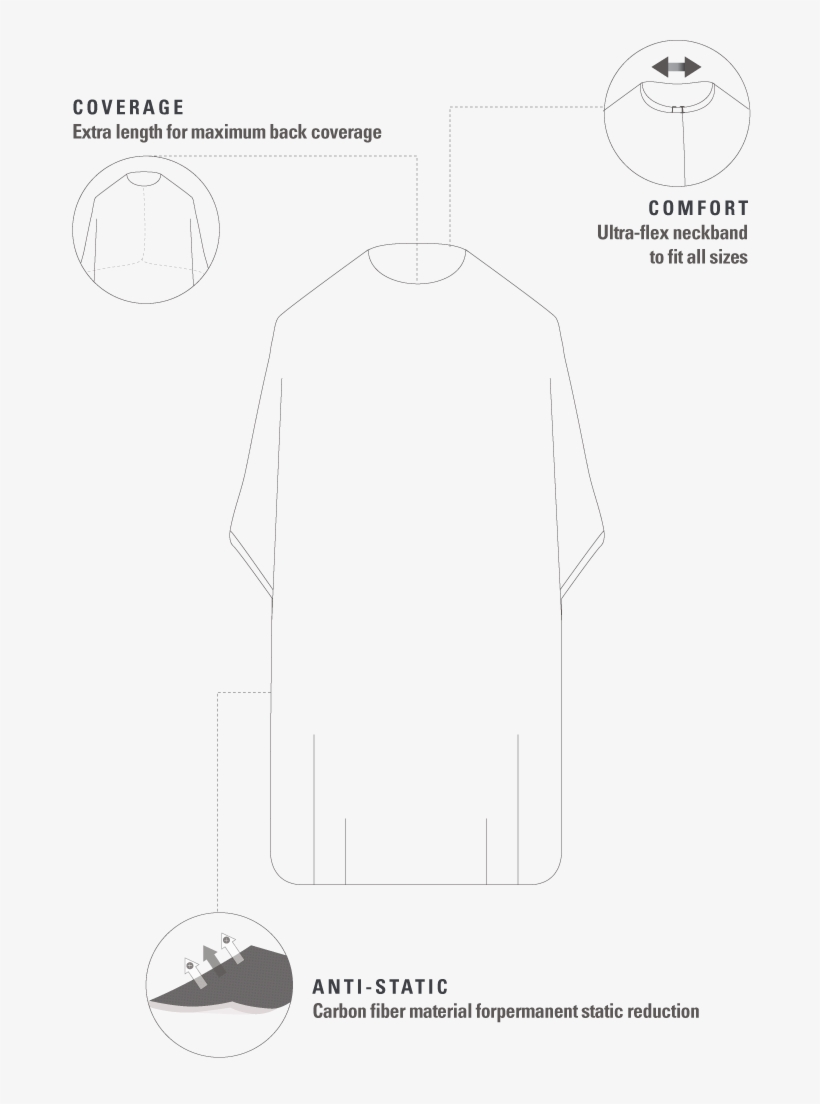 Barber Strong /the Barber Cape/ Pinstripe Black/white - Diagram, transparent png