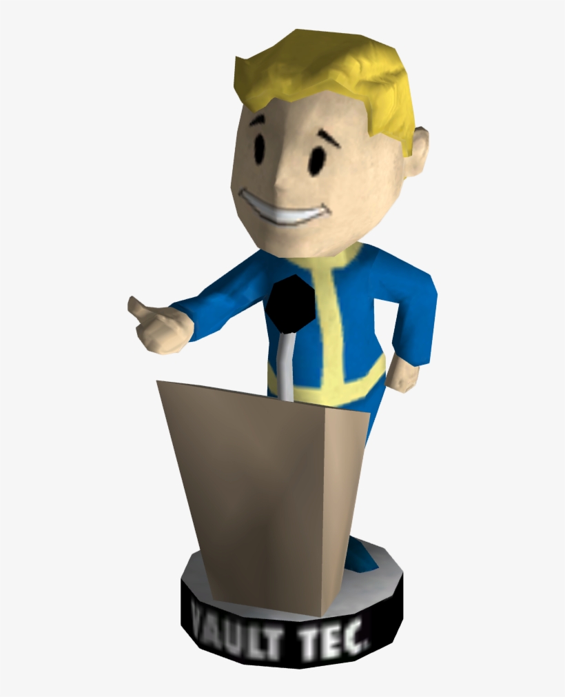 Bobblehead Speech - Vault Boy Bobblehead Luck, transparent png