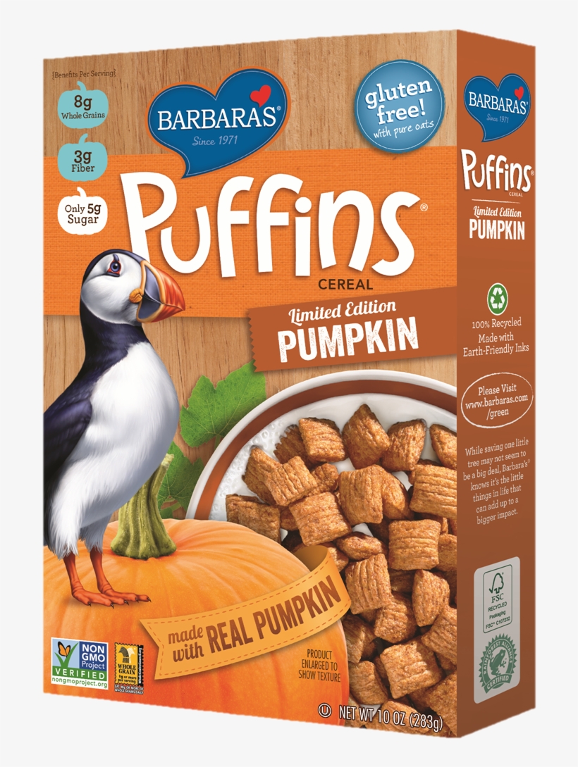 Posted In Barbara's Products, Non-gmo - Puffins Cereal, transparent png