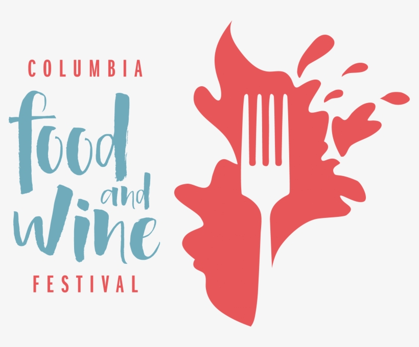 Columbia Food And Wine Festival - Food And Wine Festival Logo, transparent png