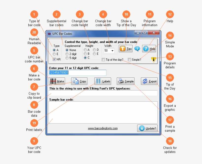 Software Utility To Make A Upc Bar Code - Software License, transparent png