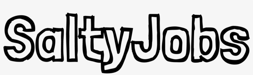 Cropped Saltyjobs Logo 1 - Watercolour T-shirt, transparent png