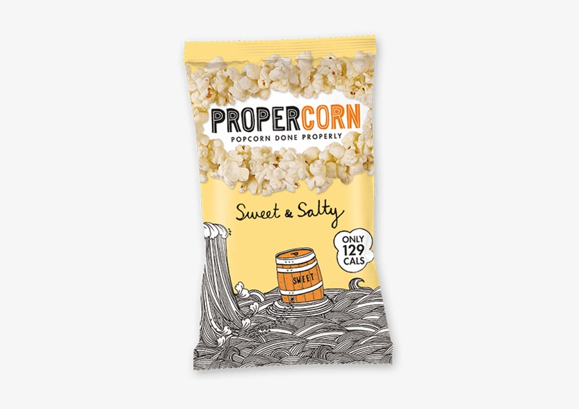 Propercorn Sweet Salty - Propercorn Popcorn, transparent png