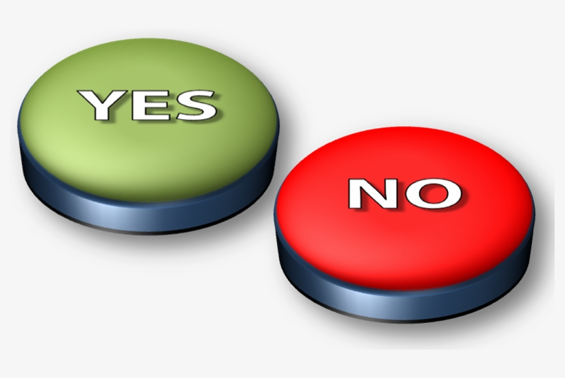 Yes Or No - Yes And No Png Transparent, transparent png