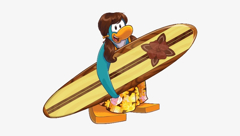 Surf Recorte 0002 - Club Penguin Summer Jam, transparent png