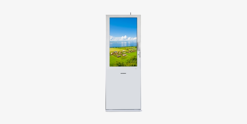 42 Inch Floor Stand Android Touch Screen Tablet Kiosk - Smartphone, transparent png