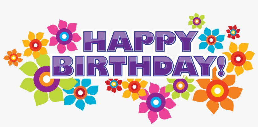 Happy Birthday Words Png, transparent png