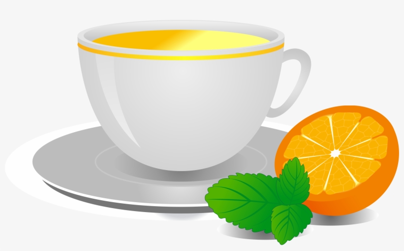 Hibiscus Tea Coffee Cup Orange Pu Er - Tea, transparent png