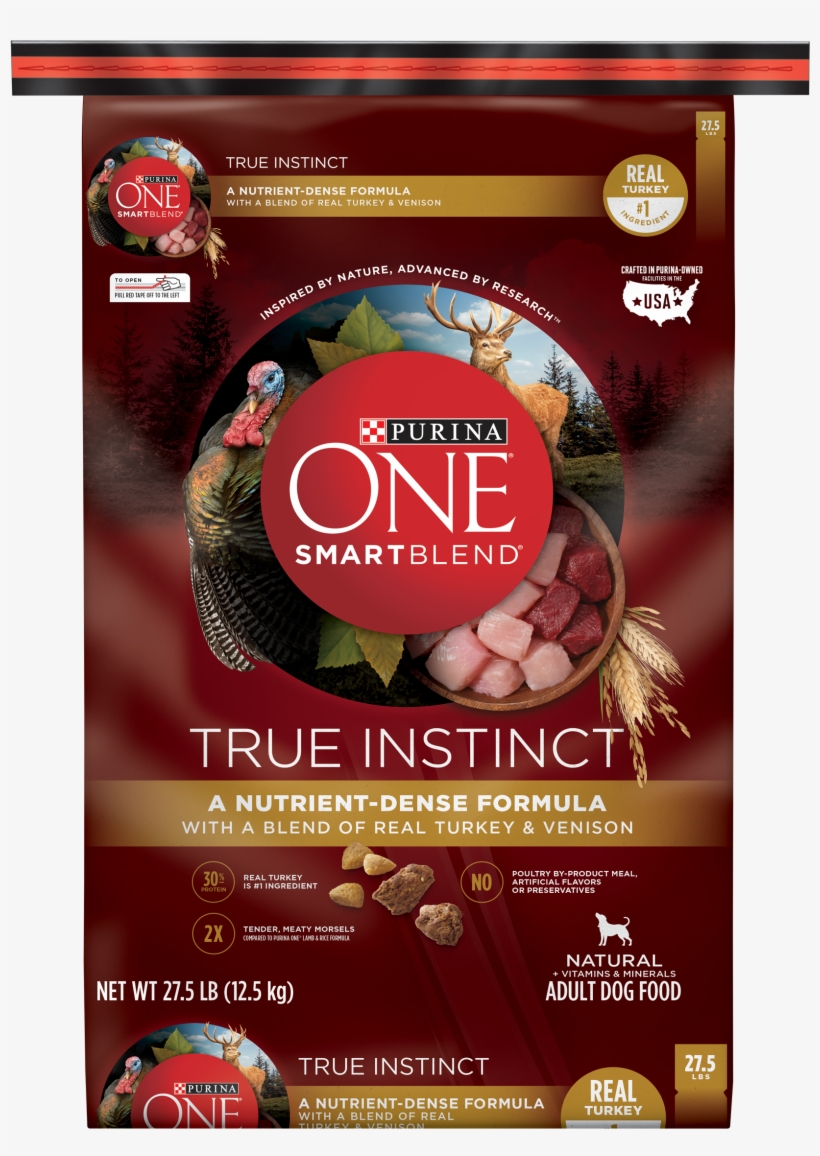 Purina One Smartblend True Instinct Natural With Real - Purina One True Instinct, transparent png
