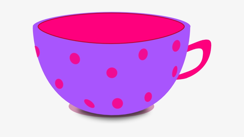 Purple Tea Set Clip Art - Cup Clipart, transparent png