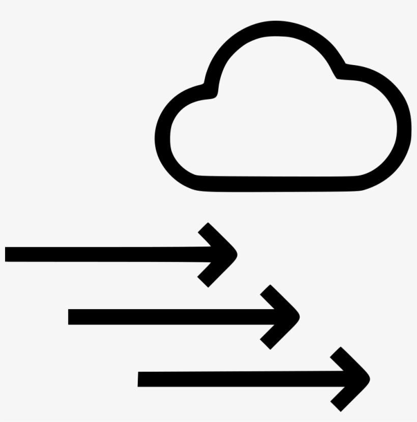 Arrow Wind Direction Right - Weather Pressure Icon, transparent png
