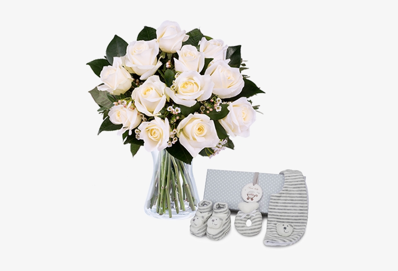 Welcome Baby - Bunny Baby Gift Set-grey- Bebedeparis-bib, Booties, transparent png