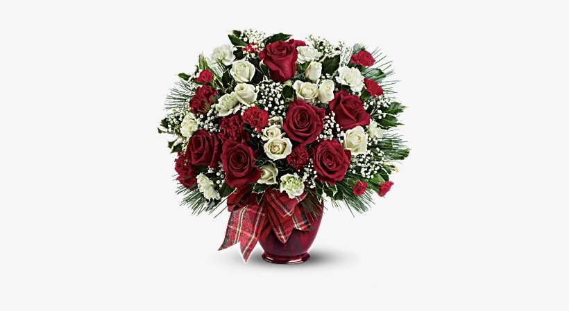 Holiday Splendor - Premium - Christmas Flowers, transparent png