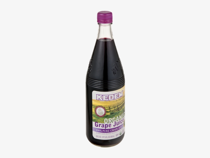 Kedem Organic Juice, Grape - 22 Fl Oz Bottle, transparent png