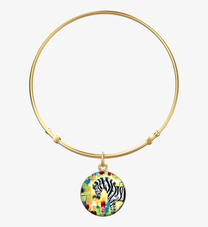 Lotus Coin Charm Bangle Gold Bracelet - Necklace, transparent png