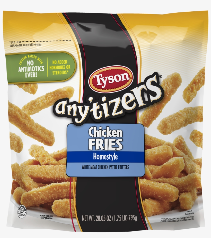 Tyson® Any'tizers® Home-style Chicken Fries, - Tyson Any Tizers Homestyle, transparent png